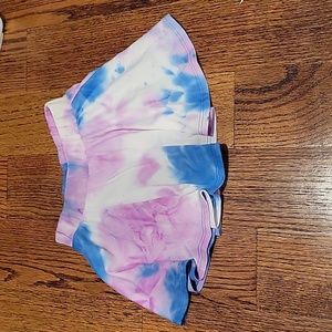 New girls size 5 tie dye skort